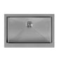 Whitehaus Noah Plus 30" Stainless Steel Sink Set with Seamless Front Apron, Undermount, Gunmetal, WHNPL3020-GM