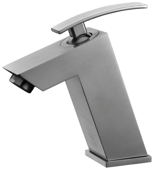 Brushed Nickel Single Lever Bathroom Faucet, Brushed Nickel, AB1628-BN