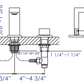 Brushed Nickel Modern Widespread Bathroom Faucet, Brushed Nickel, AB1322-BN