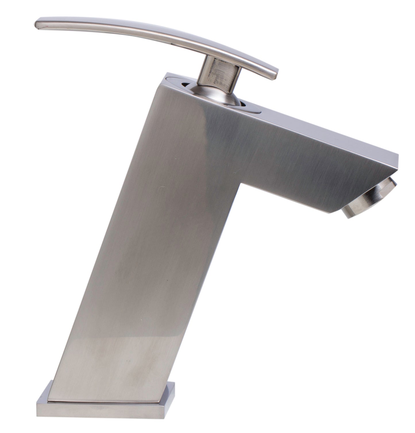 Brushed Nickel Single Lever Bathroom Faucet, Brushed Nickel, AB1628-BN