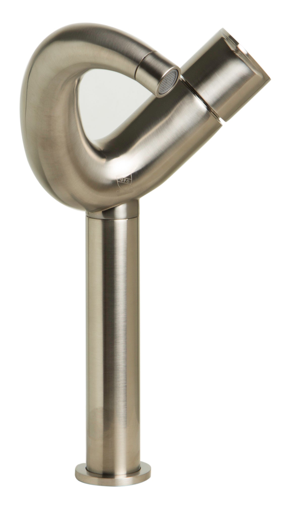 Tall Wave Brushed Nickel Single Lever Bathroom Faucet, Brushed Nickel, AB1570-BN