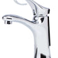 Polished Chrome Single Lever Bathroom Faucet, Polished Chrome, AB1295-PC