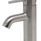 Brushed Nickel Single Lever Bathroom Faucet, Brushed Nickel, AB1433-BN