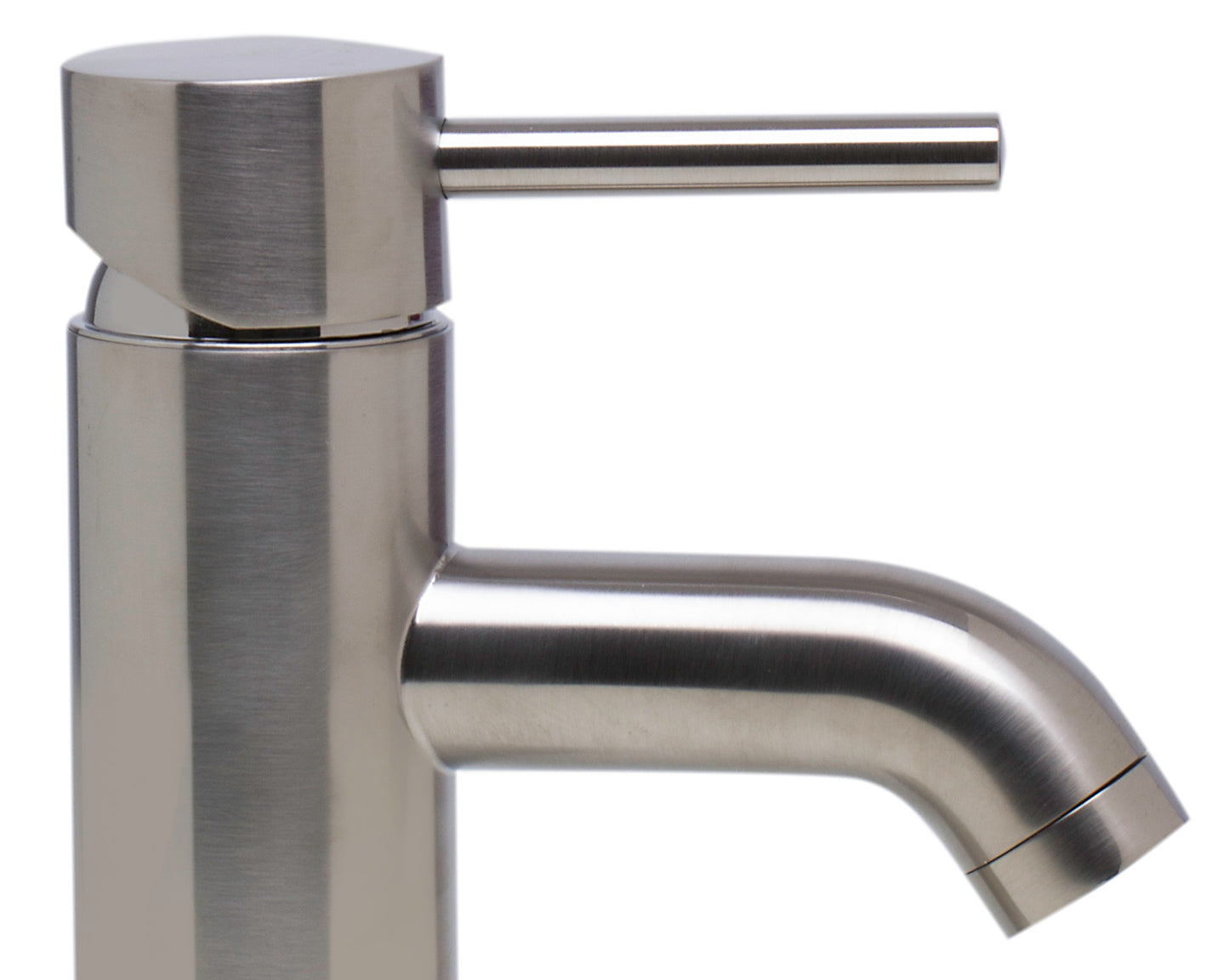 Brushed Nickel Single Lever Bathroom Faucet, Brushed Nickel, AB1433-BN