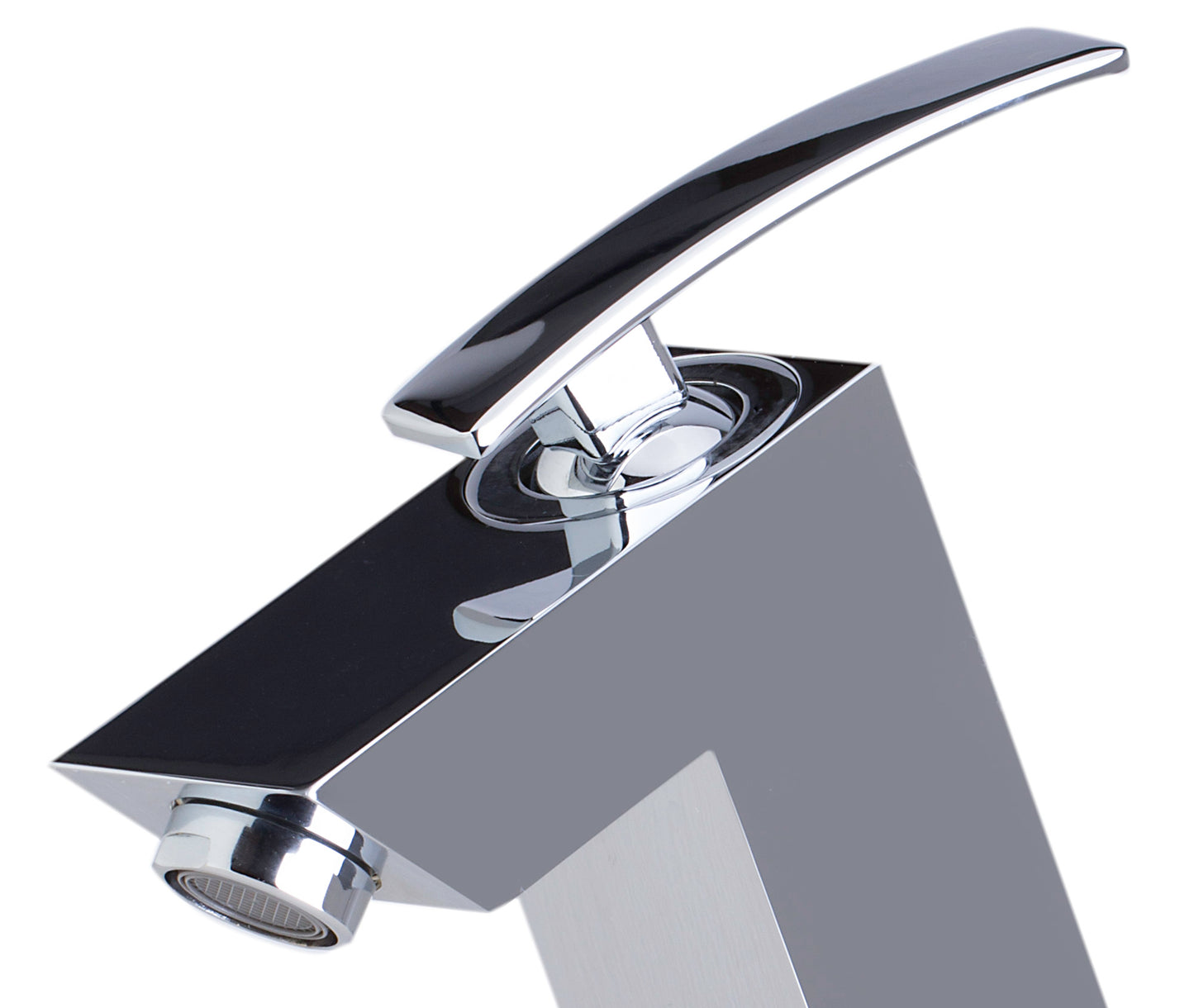 Polished Chrome Single Lever Bathroom Faucet, Polished Chrome, AB1628-PC