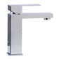 Polished Chrome Square Single Lever Bathroom Faucet, Polished Chrome, AB1229-PC