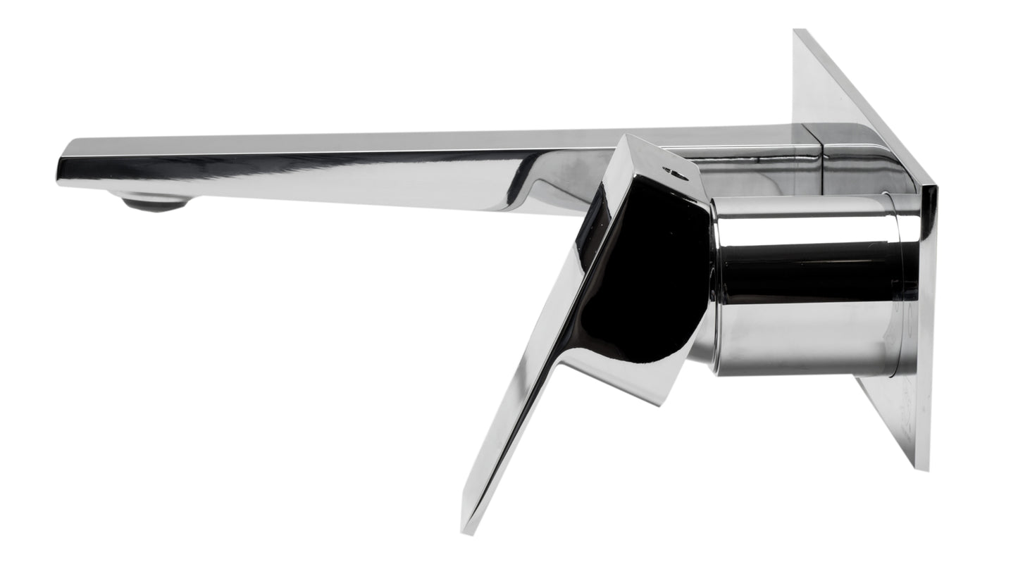 Polished Chrome Wall Mounted Bathroom Faucet, Polished Chrome, AB1472-PC