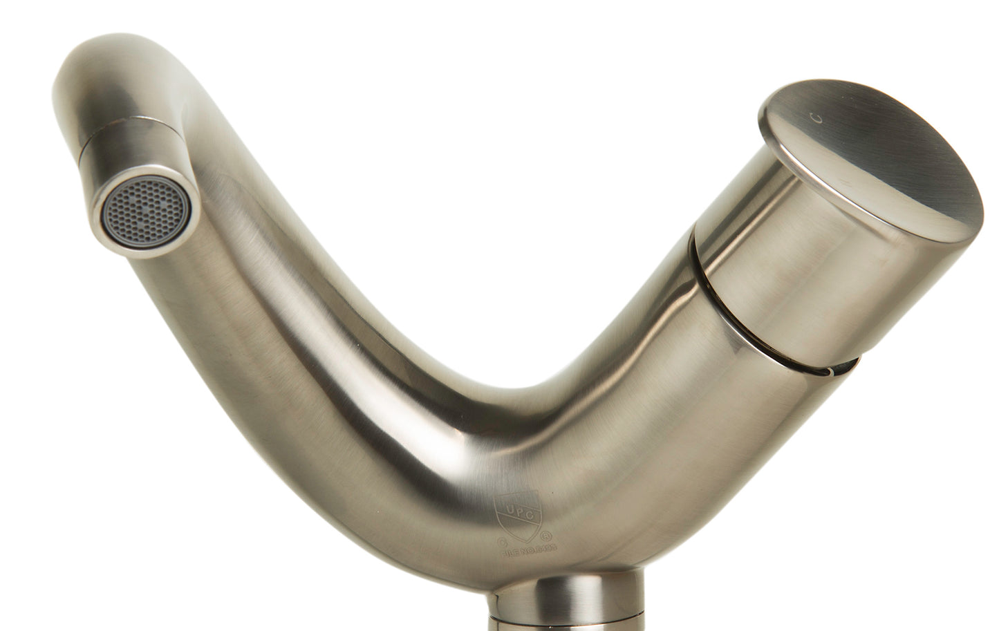 Tall Wave Brushed Nickel Single Lever Bathroom Faucet, Brushed Nickel, AB1570-BN