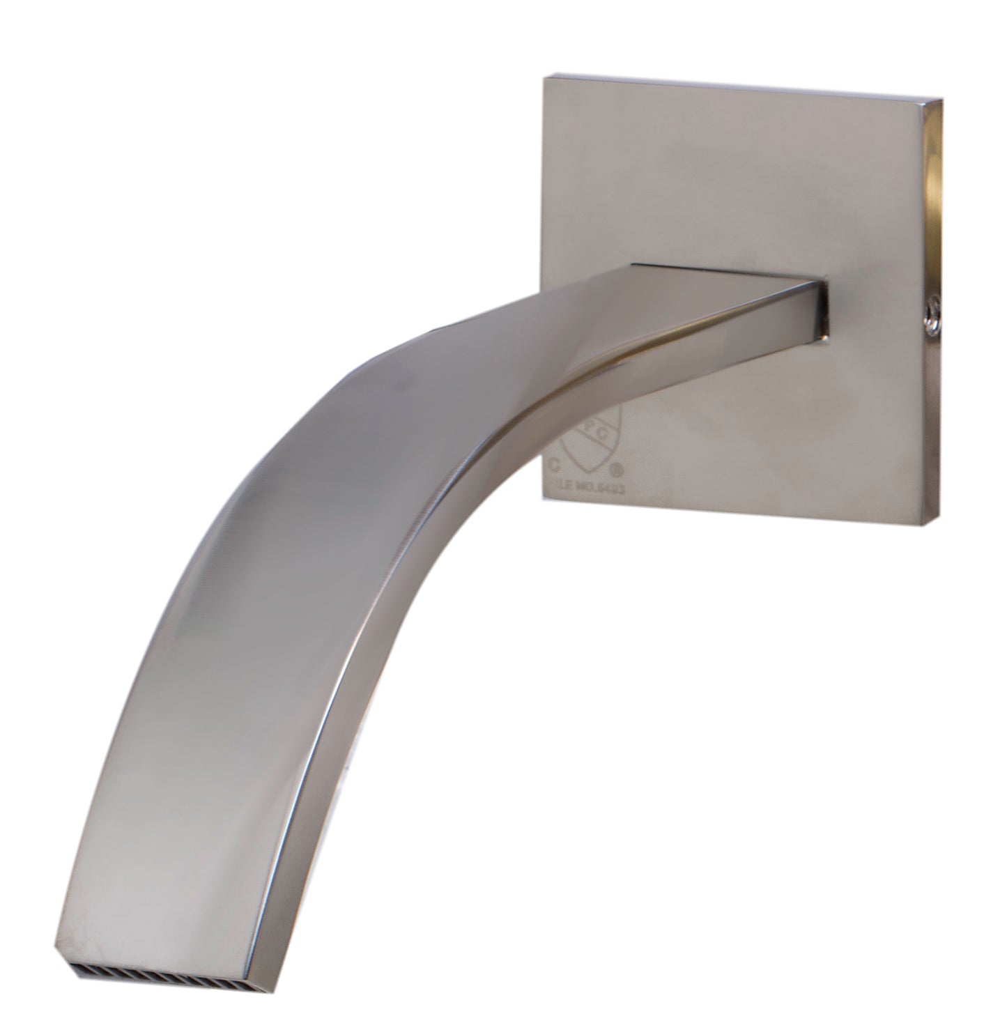 Brushed Nickel Single Lever Wallmount Bathroom Faucet, Brushed Nickel, AB1256-BN