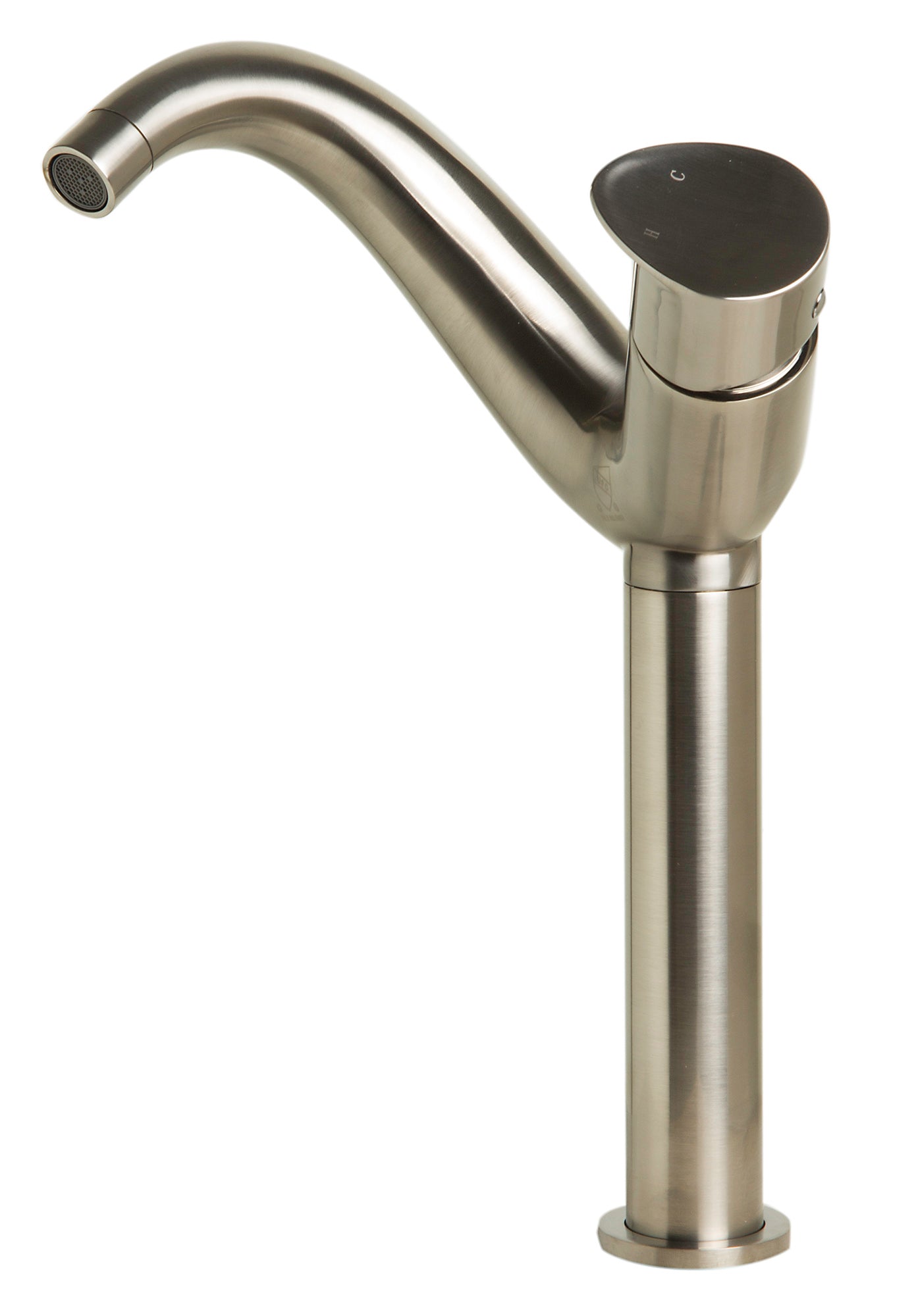 Tall Wave Brushed Nickel Single Lever Bathroom Faucet, Brushed Nickel, AB1570-BN