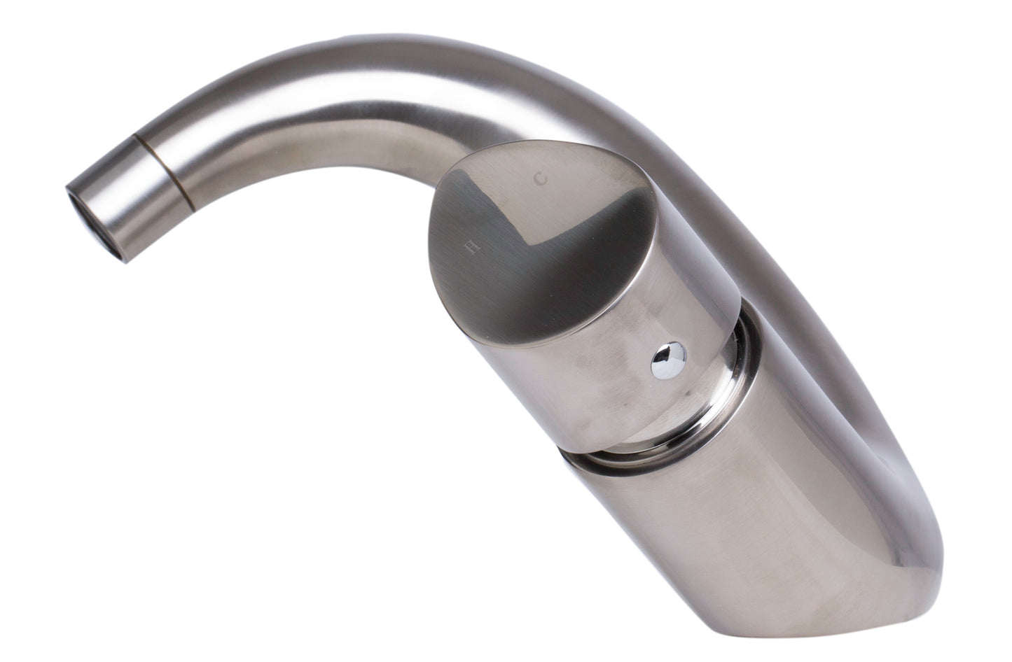 Wave Brushed Nickel Single Lever Bathroom Faucet, Brushed Nickel, AB1572-BN