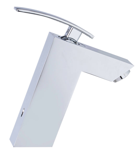 Polished Chrome Single Lever Bathroom Faucet, Polished Chrome, AB1628-PC