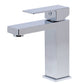 Polished Chrome Square Single Lever Bathroom Faucet, Polished Chrome, AB1229-PC