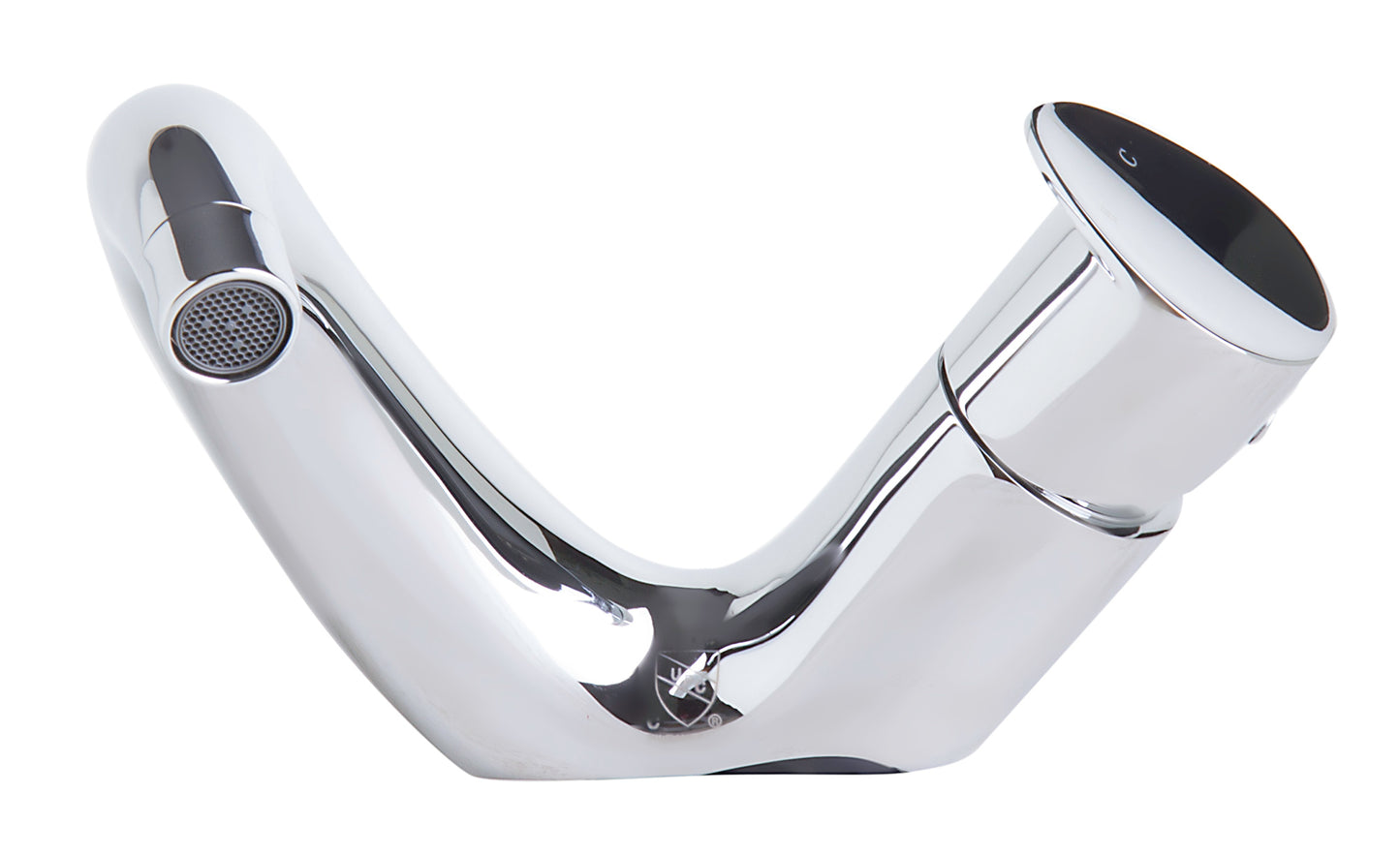 Wave Polished Chrome Single Lever Bathroom Faucet, Polished Chrome, AB1572-PC