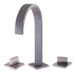 Brushed Nickel Gooseneck Widespread Bathroom Faucet, Brushed Nickel, AB1336-BN