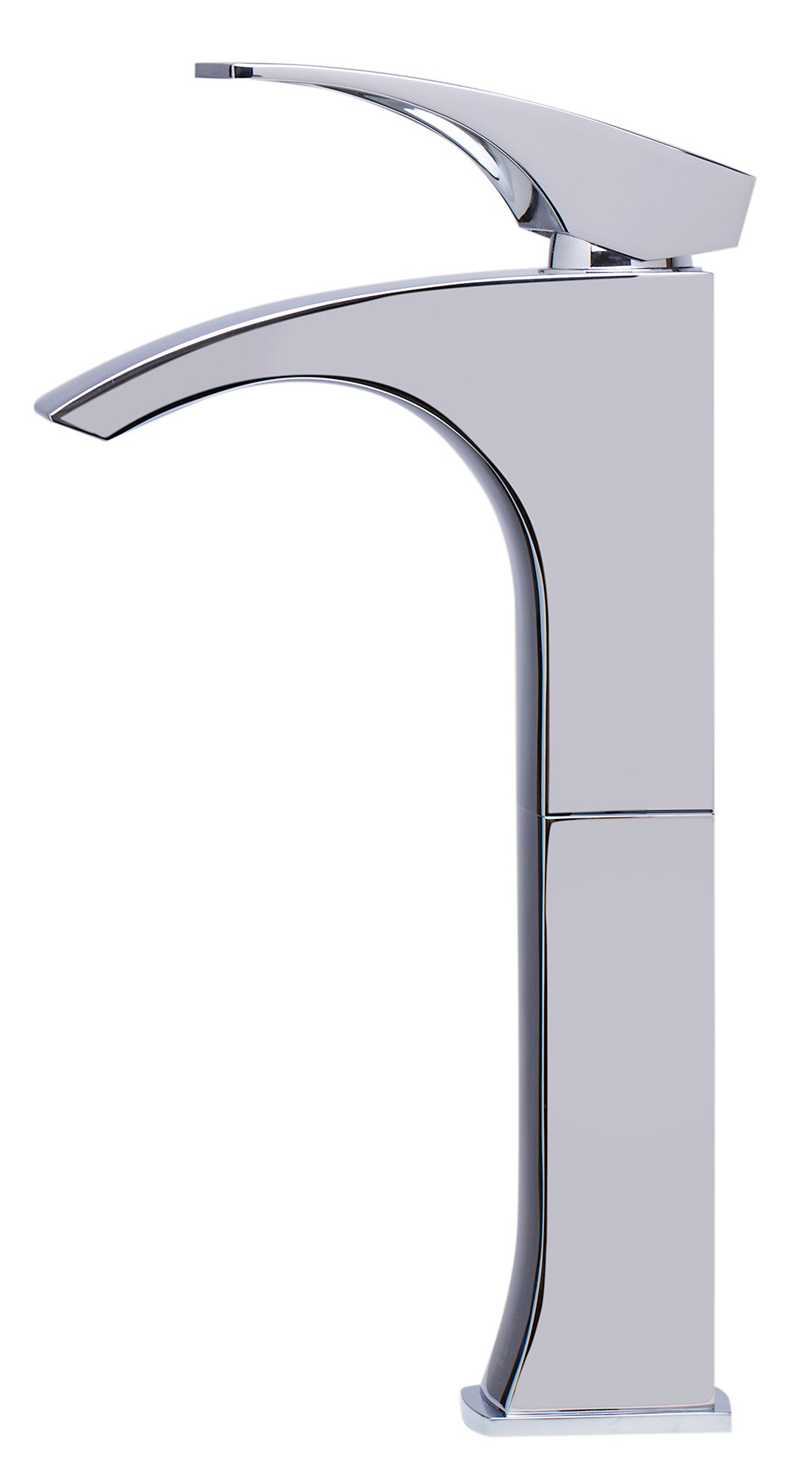 Tall Polished Chrome Single Lever Bathroom Faucet, Polished Chrome, AB1587-PC