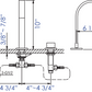 Brushed Nickel Gooseneck Widespread Bathroom Faucet, Brushed Nickel, AB1336-BN