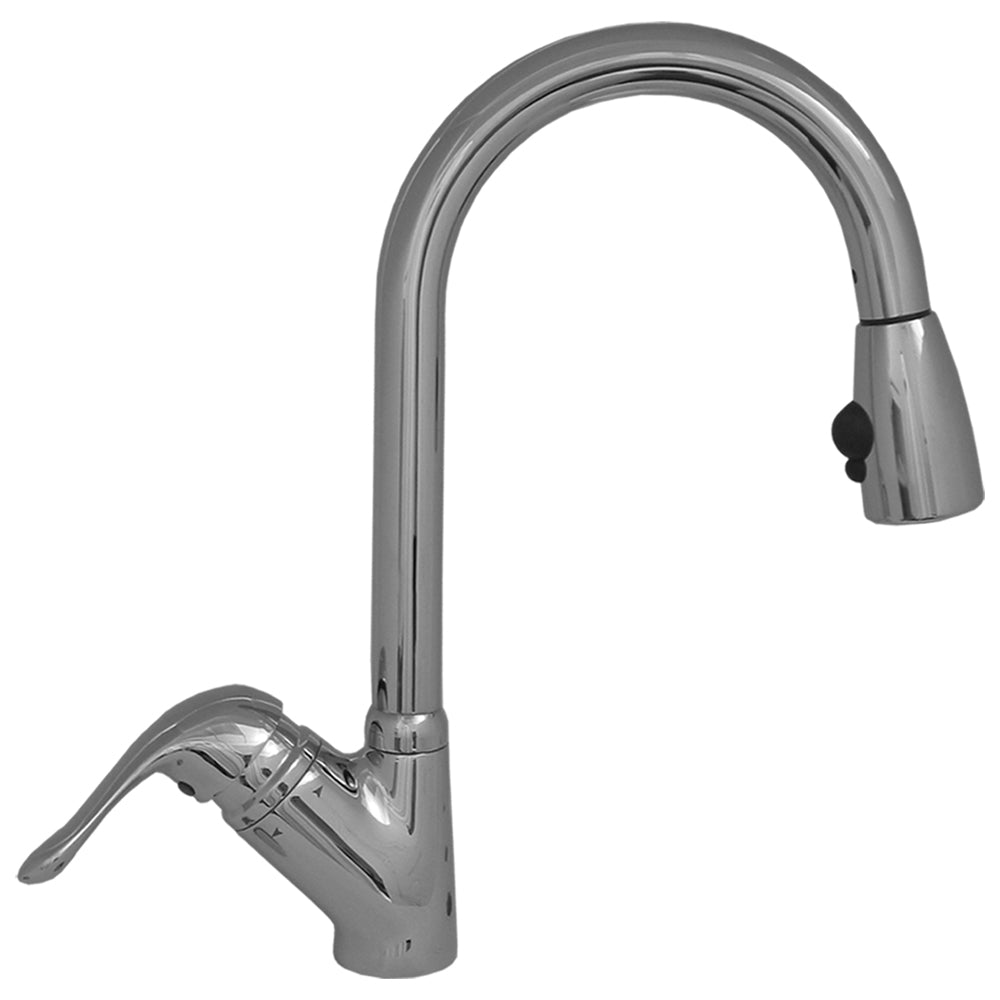 Rainforest Single Lever Handle Faucet with Matching Spray Head