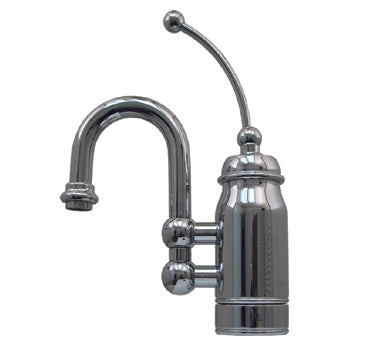 Baby Horizon Single Handle Entertainment/Prep Faucet with Curved Extended Stick Handle and Curved Swivel Spout 