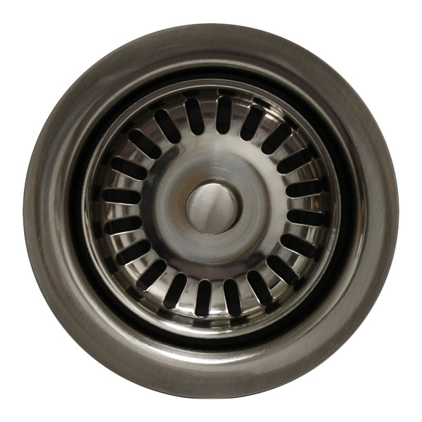  3 1/2 Waste Disposer Trim with Matching Basket Strainer for Deep Fireclay Sinks 