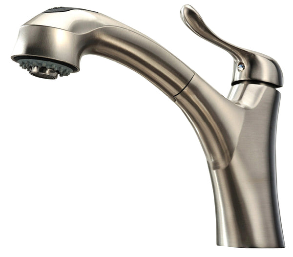 Jem Collection Single Lever Handle Faucet with aPull Out Spray Head