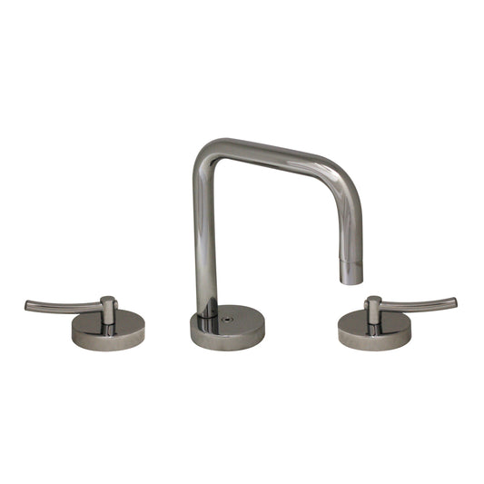 Metrohaus Bathroom Widespread Faucet with Swivel Spout, Pop-Up Waste and Lever Handles