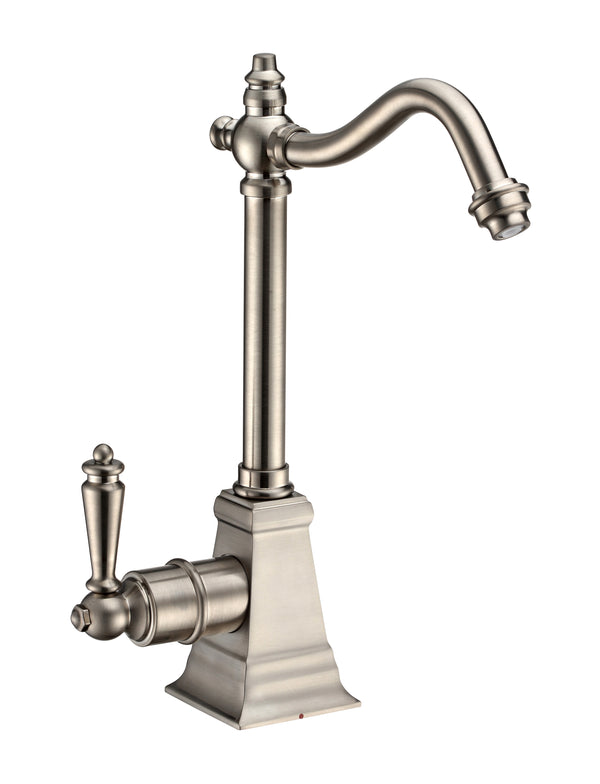 Point Of Use Instant Hot Water Drinking Faucet with Traditional Swivel Spout 