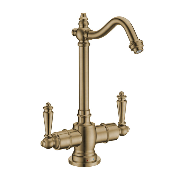 Point Of Use Instant Hot/Cold Water Drinking Faucet with Traditional Swivel Spout