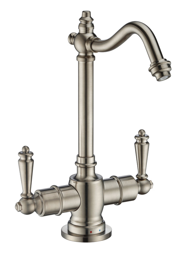 Point Of Use Instant Hot/Cold Water Drinking Faucet with Traditional Swivel Spout