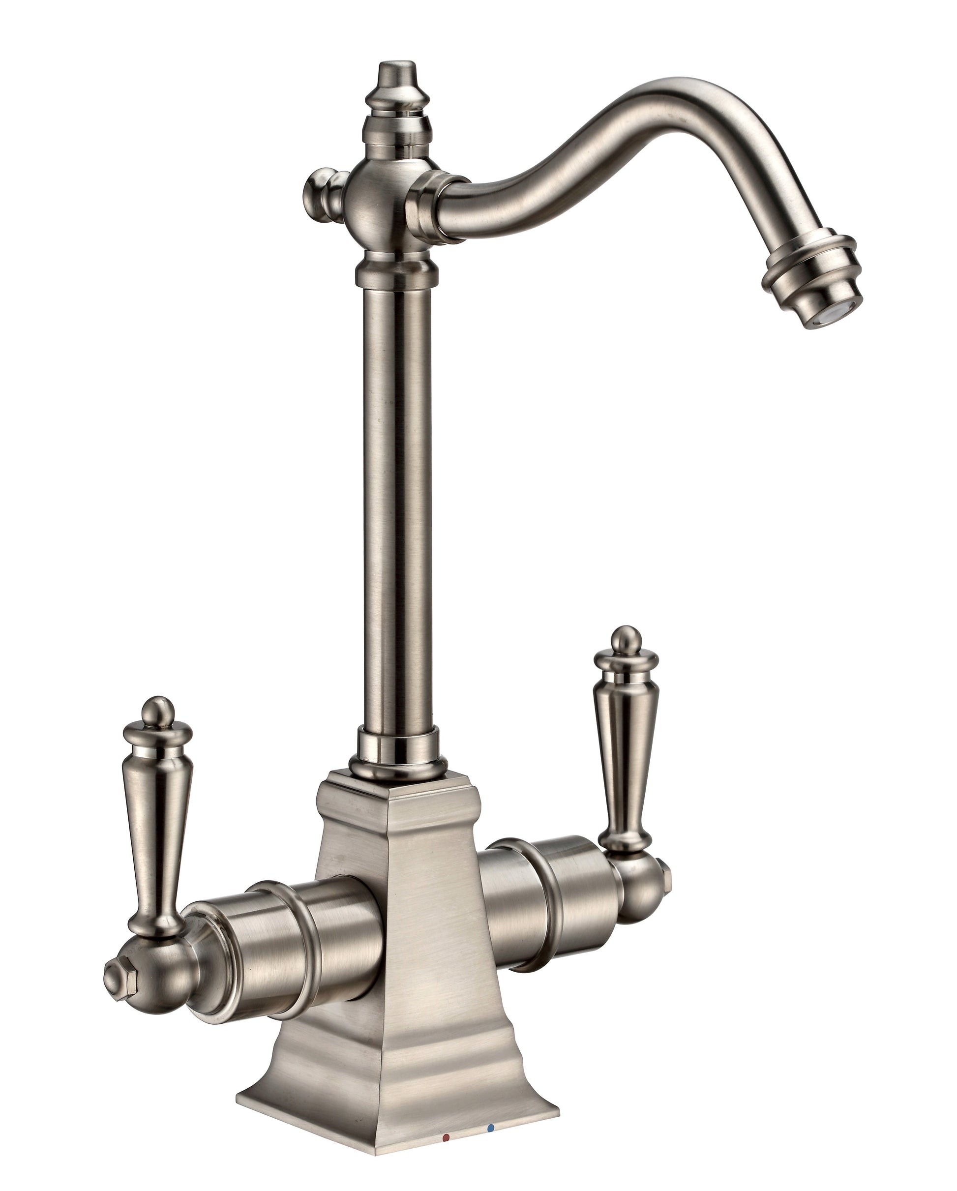 Point Of Use Instant Hot/Cold Water Drinking Faucet with Traditional Swivel Spout