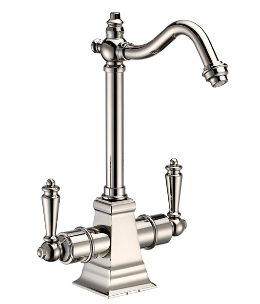 Point Of Use Instant Hot/Cold Water Drinking Faucet with Traditional Swivel Spout