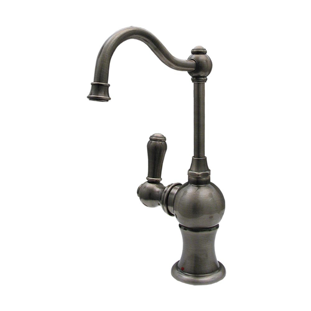 Point Of Use Instant Hot Water Faucet with Traditional Spout and Self Closing Handle