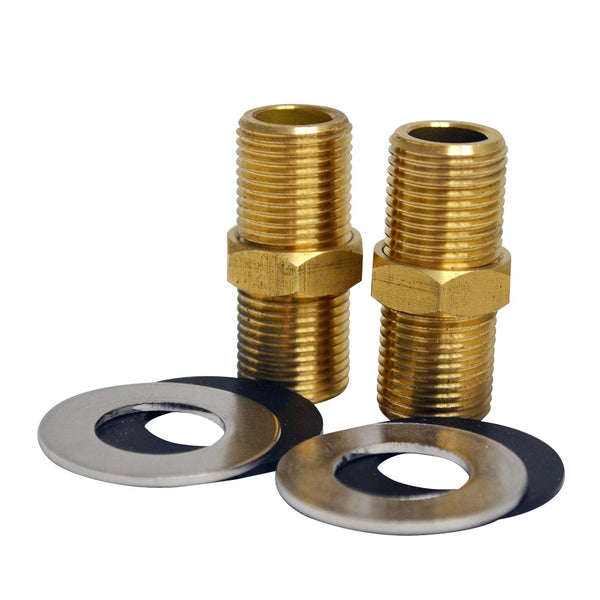 2 Brass Nipple for Whitehaus Utility Faucet Installation