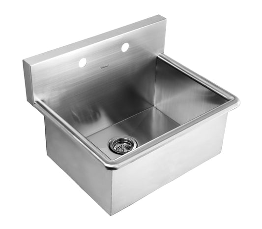 Brushed Stainless Steel Commercial Drop-In Or Utility Sink