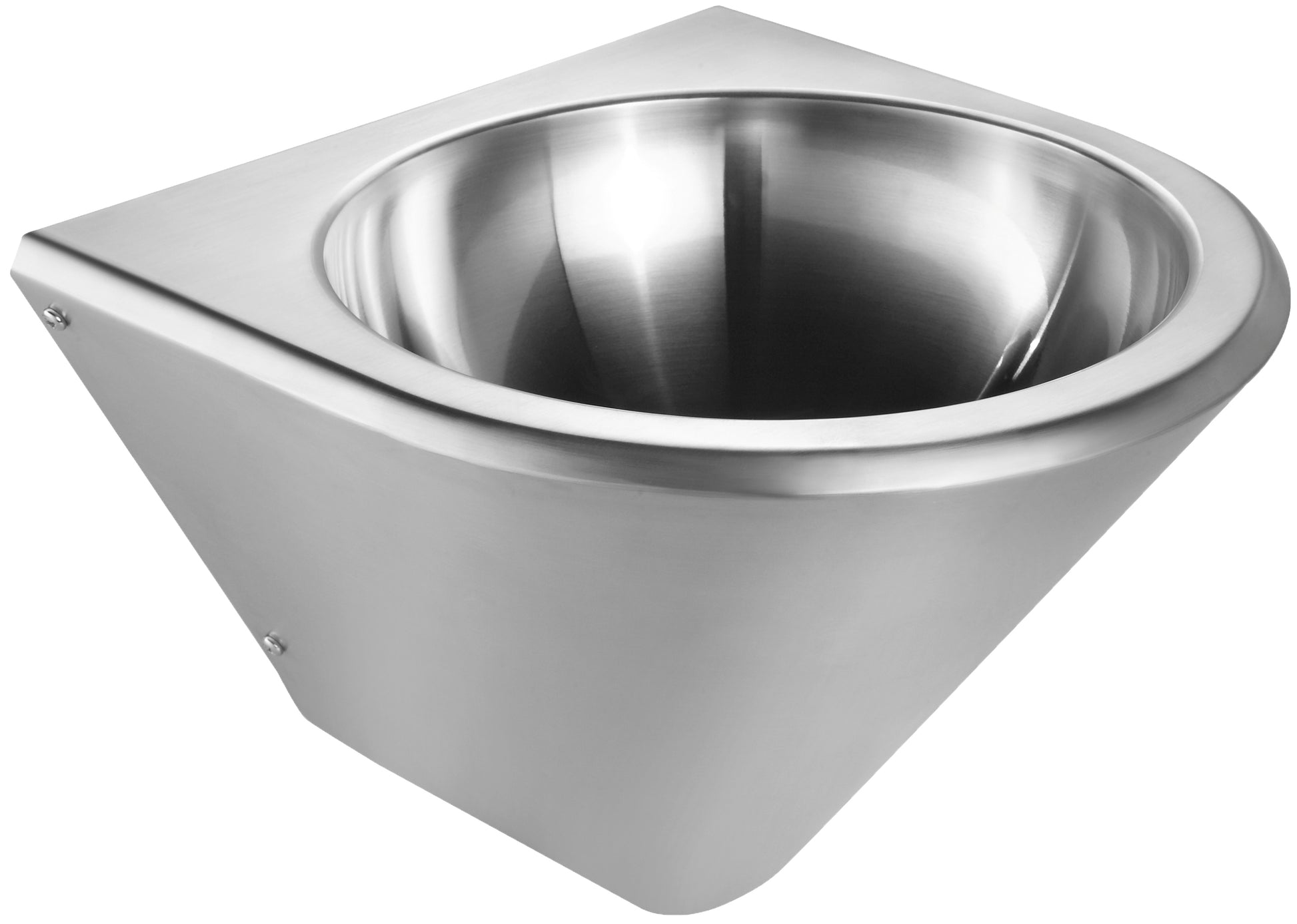 Brushed Stainless Steel Commercial Single Bowl Wash Basin