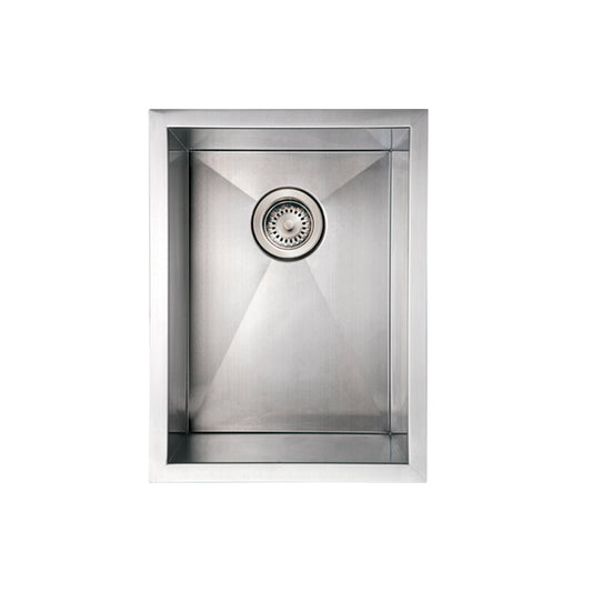 Brushed Stainless Steel Commercial Single Bowl Sink