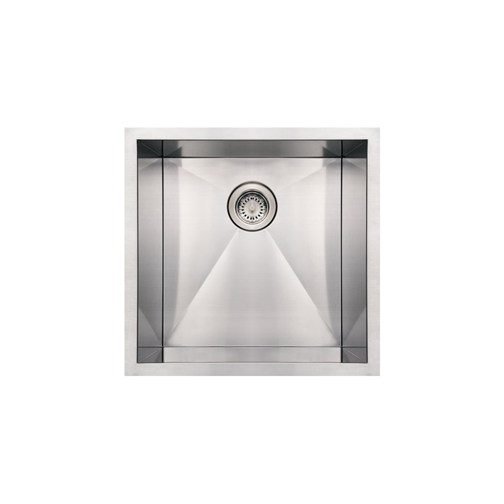 Brushed Stainless Steel Commercial Single Bowl Sink