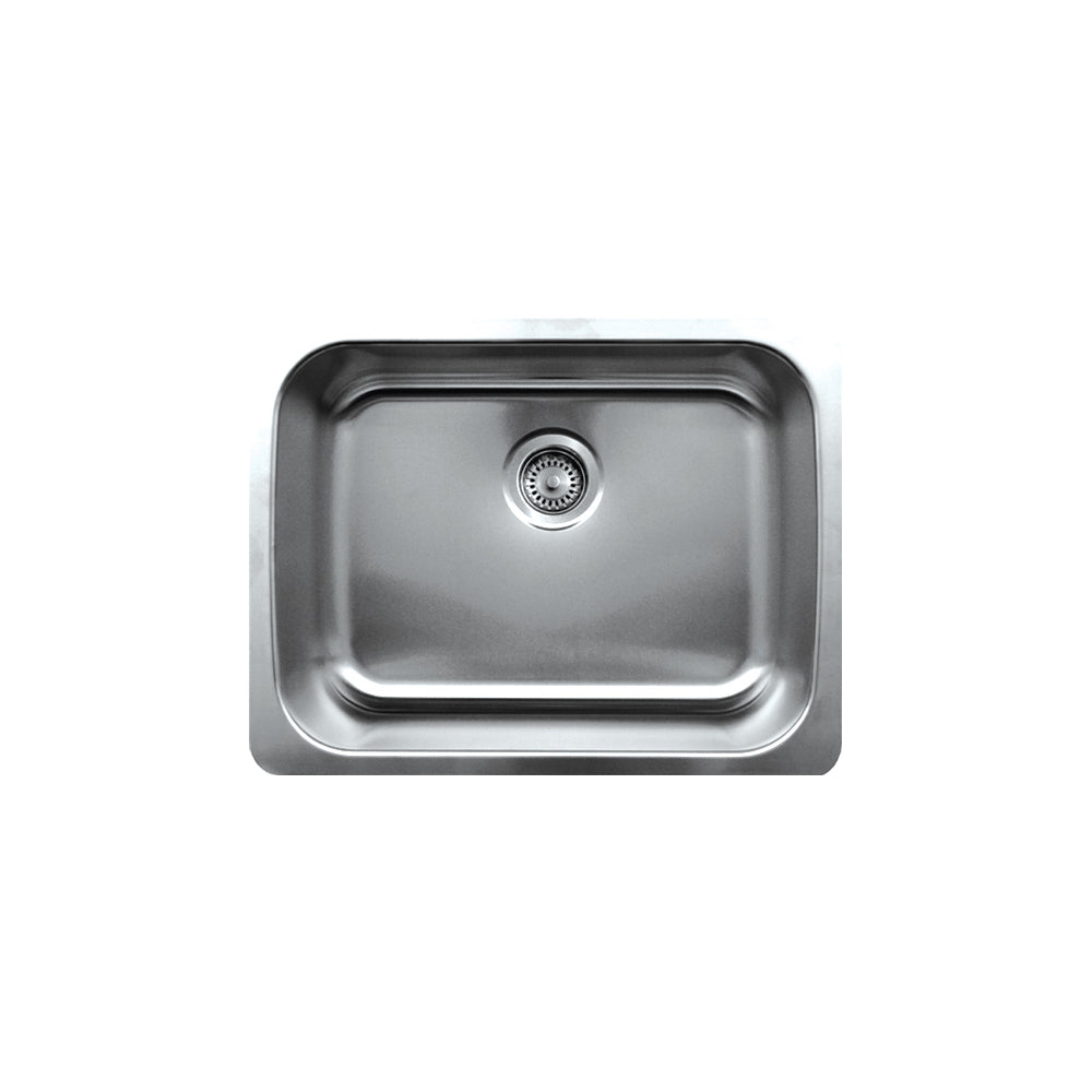 Brushed Stainless Steel Single Bowl Sink