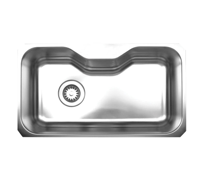 Brushed Stainless Steel Single Bowl Sink