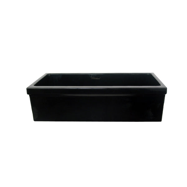 Farmhaus Fireclay Large Sink with 2 ½ Lip on One Side and 2 Lip on the Opposite Side