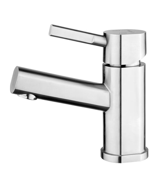 Waterhaus Solid Stainless Steel Single Lever Bathroom Faucet