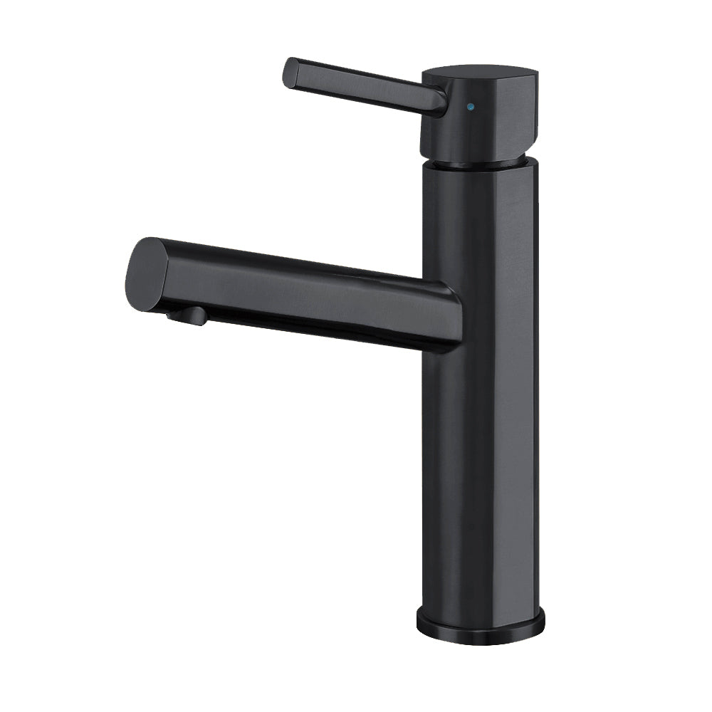 Waterhaus Lead-Free Solid Stainless Steel Single Lever Elevated Bathroom Faucet  