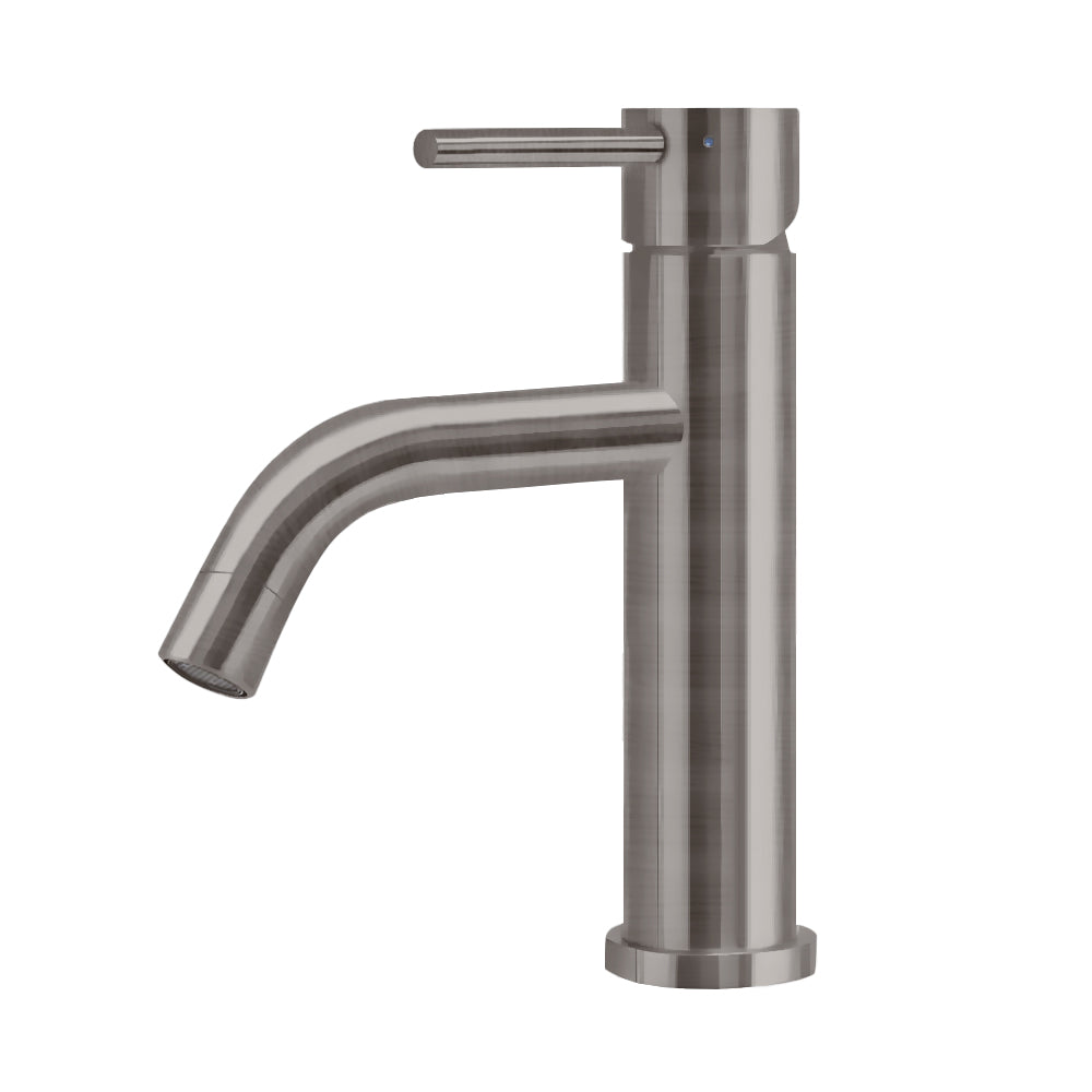 Waterhaus Lead-Free Solid Stainless Steel Single Lever Elevated Bathroom Faucet  