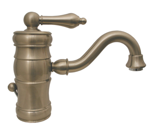 Vintage III Single Lever Bathroom Faucet with Traditional Spout and Pop-Up Waste