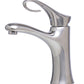 Brushed Nickel Single Lever Bathroom Faucet