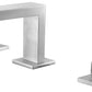Brushed Nickel Modern Widespread Bathroom Faucet