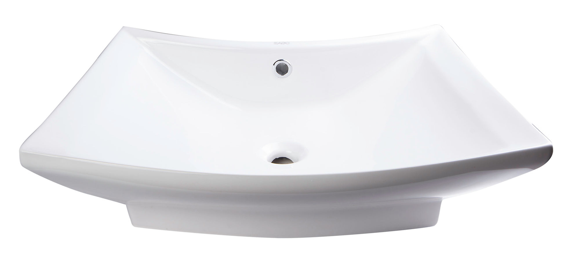 EAGO BA142  28" Rectangular Porcelain Bathroom Vessel Sink with Single Hole