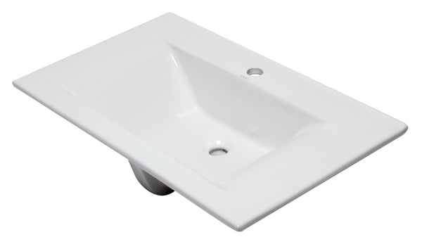 EAGO BB127 White Ceramic 32x19 Rectangular Drop In Sink