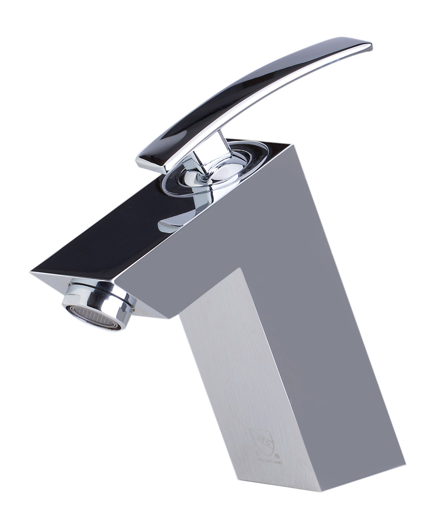 Polished Chrome Single Lever Bathroom Faucet